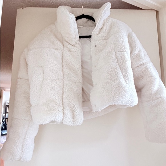 ALO IVORY yoga foxy Sherpa jacket - Picture 3 of 5